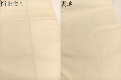 平和屋着物▼六通柄袋帯 唐織 桧垣有職文 金銀糸 正絹 逸品 BAAW4389hv