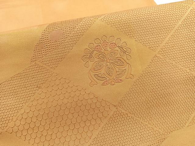 平和屋着物▽中国三大刺繍 スワトウ刺繍 総刺繍 太鼓柄袋帯 道長