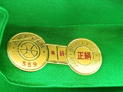 平和屋着物◎西陣 三嶋機業店謹製 六通柄袋帯 唐織 宝相華 金糸 証紙付き 正絹 逸品 BAAW4483hv