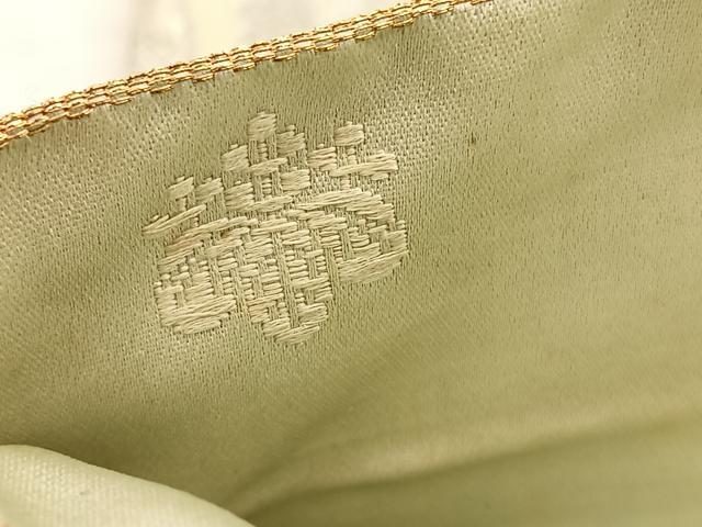 平和屋着物◎六通柄袋帯　大宮どんす　亀甲花丸文　金銀糸　正絹　逸品　BAAW4531hv