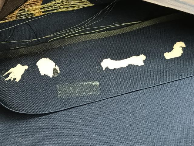 平和屋着物◎西陣　六通柄袋帯　西洋風景文　金糸　引箔　正絹　逸品　BAAW4567hv