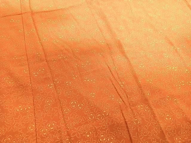 平和屋着物■上質な長襦袢 無双仕立て 草花文 暈し染め 鈴乃屋扱い 正絹 逸品 BAAW4579hv