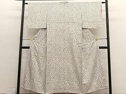 平和屋着物■上質な小紋 飛鶴文 正絹 逸品 BAAW4589hv