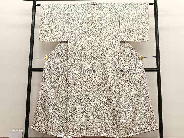 平和屋着物■上質な小紋 飛鶴文 正絹 逸品 BAAW4589hv