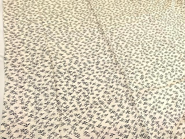 平和屋着物■上質な小紋 飛鶴文 正絹 逸品 BAAW4589hv