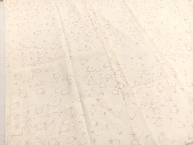 平和屋着物■長襦袢 無双仕立て 万寿菊 正絹 逸品 BAAW4661hv