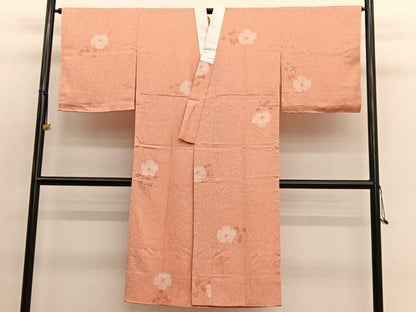 平和屋着物●長襦袢　無双仕立て　絞り　梅　正絹　逸品　BAAW4693hv