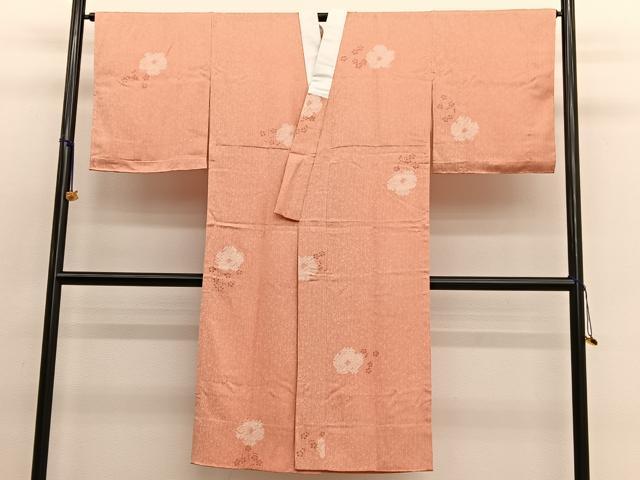 平和屋着物●長襦袢　無双仕立て　絞り　梅　正絹　逸品　BAAW4693hv