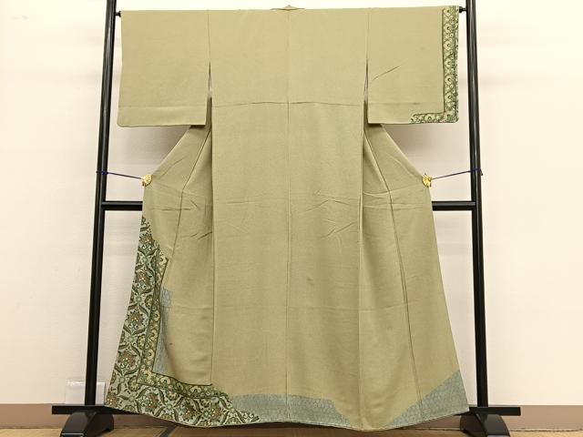 平和屋着物■訪問着　飾花文　金彩　正絹　逸品　BAAW4732hv