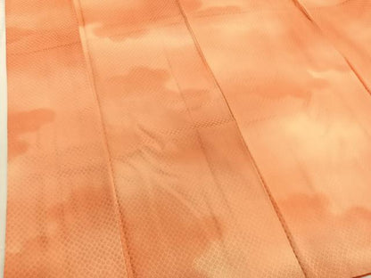 平和屋着物■上質な小紋　瑞雲　暈し染め　正絹　逸品　BAAW4741hv
