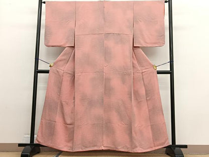 平和屋着物■上質な小紋 霞文 暈し染め 正絹 逸品 BAAW4767hv