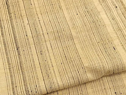 平和屋着物■上質な紬　縞　正絹　逸品　BAAW4768hv
