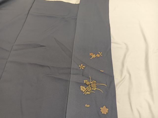 平和屋着物■訪問着　刺繍　花唐草文　金彩　三越扱い　正絹　逸品　BAAW4805hv