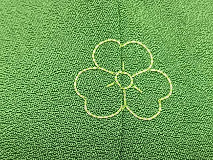 平和屋着物■訪問着　手描き　刺繍　流水花車文　暈し染め　金彩　正絹　逸品　BAAW4859hv