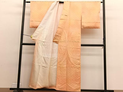 平和屋着物■上質な小紋　花青海波　暈し染め　正絹　逸品　BAAW4877hv