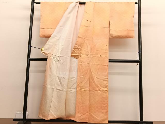 平和屋着物■上質な小紋　花青海波　暈し染め　正絹　逸品　BAAW4877hv