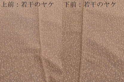 平和屋着物■上質な小紋　花唐草文　正絹　逸品　BAAW4915hv