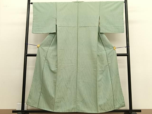 平和屋着物■上質なお召　抽象文様　正絹　逸品　BAAW4920hv