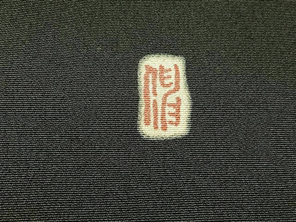 平和屋着物■豪華黒留袖　友禅　作家物　浜松風景文　正絹　逸品　BAAW4921hv