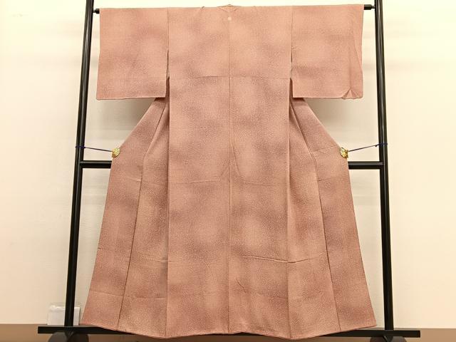 平和屋着物■上質な小紋　大小あられ　暈し染め　正絹　逸品　BAAW4961hv