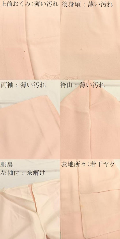 平和屋着物■中国三大刺繍 スワトウ刺繍 無地絵羽訪問着 総刺繍 菱天井花文 洗柿色 正絹 逸品 BAAW4979hv
