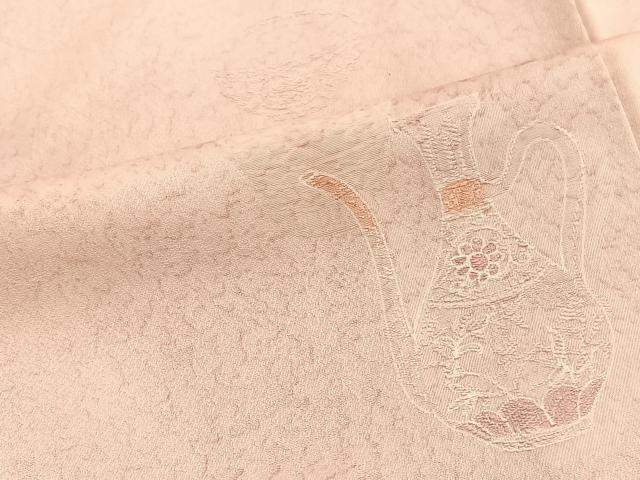 平和屋着物■上質な小紋　地紋起こし　陶器文　暈し染め　正絹　逸品　BAAW4988hv