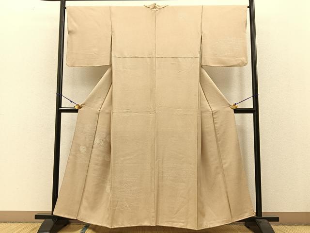 平和屋着物●中国三大刺繍 スワトウ刺繍 訪問着 流水雪輪文 たたき染め 銀彩 正絹 逸品 BAAW5006hj