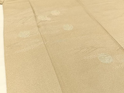 平和屋着物●中国三大刺繍 スワトウ刺繍 訪問着 流水雪輪文 たたき染め 銀彩 正絹 逸品 BAAW5006hj