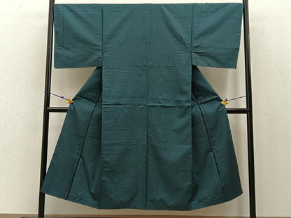 平和屋着物●男性　紬　100亀甲　正絹　逸品　未使用　BAAW5016hj