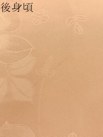 平和屋着物●上質な色無地　枝花地紋　虹色　正絹　逸品　BAAW5029hj