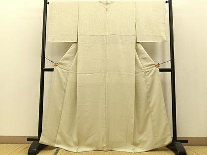 平和屋着物●上質な小紋　氷割れ文様　さが美扱い　正絹　逸品　BAAW5031hj