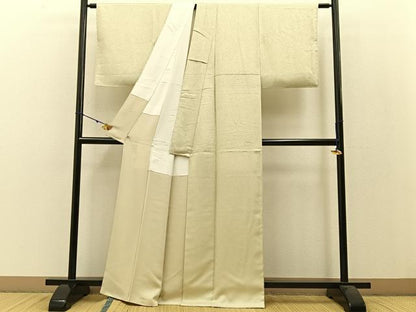 平和屋着物●上質な小紋　氷割れ文様　さが美扱い　正絹　逸品　BAAW5031hj