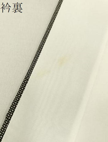 平和屋着物●江戸小紋　寄せ小紋柄　黒地　正絹　逸品　BAAW5036hj