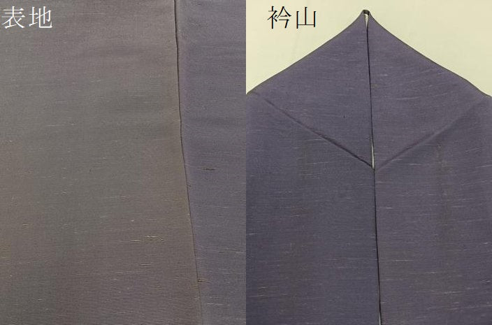 平和屋着物●訪問着　紬地　蔦の葉笹文　正絹　逸品　BAAW5038hj