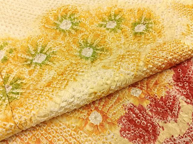 平和屋着物●豪華振袖　総絞り　松　正絹　逸品　BAAW5050hj