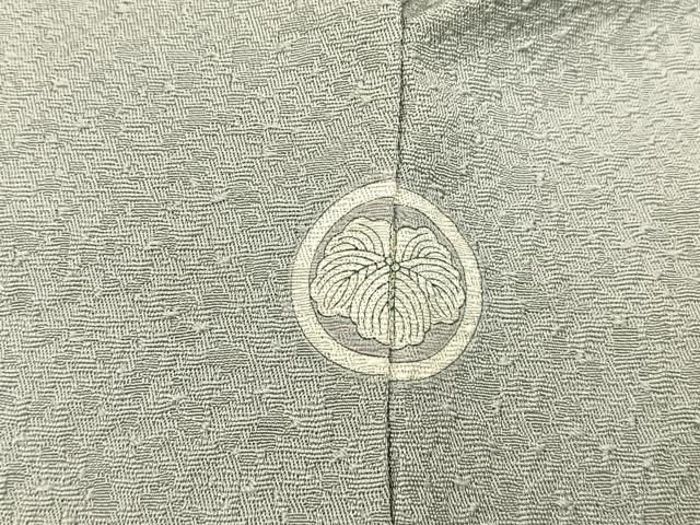 平和屋着物●本草木染作家　瑞寶　色無地　紋意匠　紫水晶色　正絹　逸品　BAAW5054hj