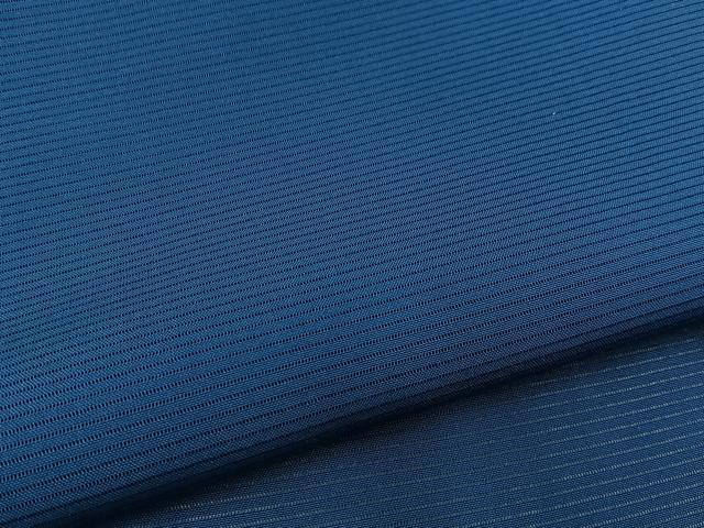 平和屋着物＊夏物 色無地 絽 青藍色 正絹 逸品 BAAW5061hj