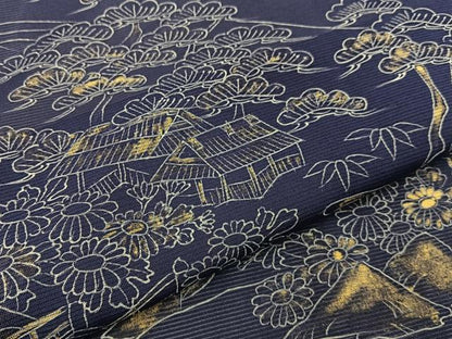 平和屋着物＊夏物 訪問着 絽 茶屋辻 金彩 正絹 逸品 BAAW5068hj