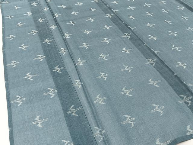 平和屋着物＊夏物　本場琉球絣　夏琉球　正絹　逸品　BAAW5070hj 平和屋着物＊夏物 本場琉球絣 夏琉球 正絹 逸品 BAAW5070hj