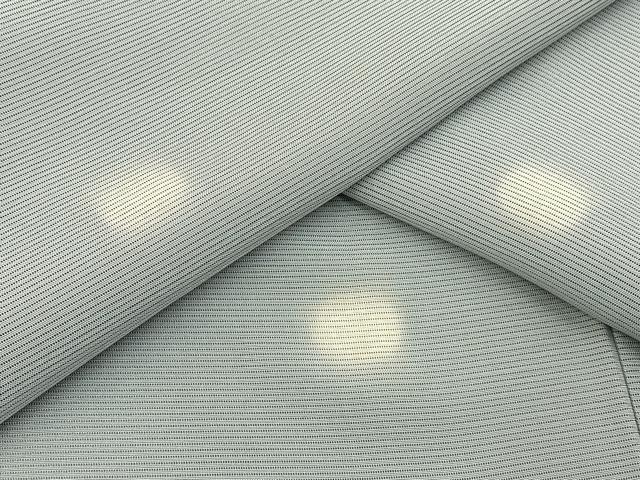 平和屋着物＊夏物 小紋 絽 蛍暈し 正絹 逸品 BAAW5079hj