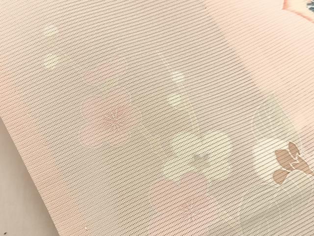 平和屋着物＊夏物 訪問着 絽 友禅 白椿に梅 暈し染め 正絹 逸品 未使用 BAAW5080hj