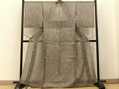 平和屋着物＊夏物 絹芭蕉 夏芭蕉 伝統工芸士 白川貞夫 やじろべえ 証紙付き 正絹 逸品 BAAW5084hj