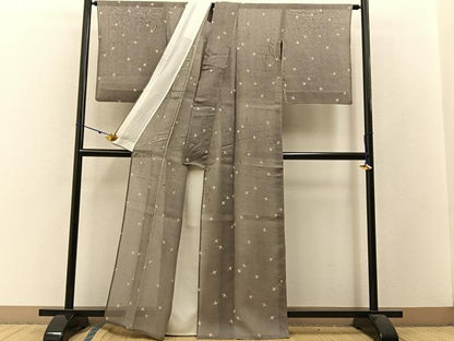平和屋着物＊夏物 絹芭蕉 夏芭蕉 伝統工芸士 白川貞夫 やじろべえ 証紙付き 正絹 逸品 BAAW5084hj