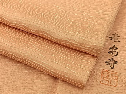 平和屋着物●上質な小紋 竜安寺 石庭地紋 正絹 逸品 BAAW5115hj
