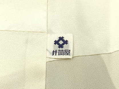 平和屋着物●創業460年・千總 訪問着 駒刺繍 橘 金彩 正絹 逸品 BAAW5124hj