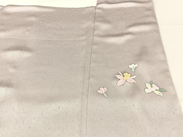 平和屋着物●訪問着 友禅 草花文 暈し染め 正絹 逸品 BAAW5134hj