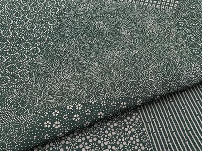 平和屋着物●江戸小紋 訪問着 作家物 切嵌寄せ小紋柄 正絹 逸品 未使用 BAAW5135hj