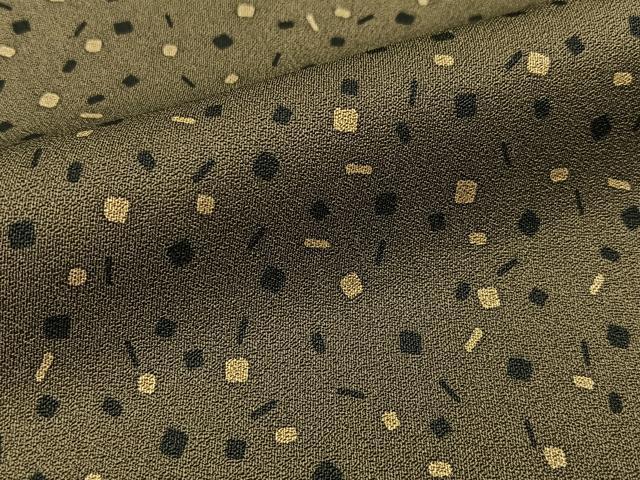 平和屋着物●上質な小紋 あられ文様 正絹 逸品 未使用 BAAW5138hj