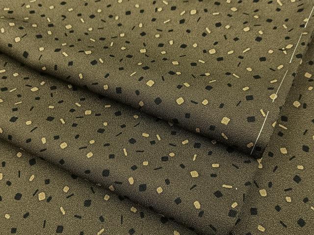 平和屋着物●上質な小紋 あられ文様 正絹 逸品 未使用 BAAW5138hj
