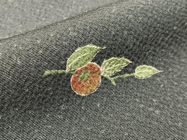 平和屋着物●上質な小紋 成り物 たたき染め 鬼しぼ縮緬 正絹 逸品 BAAW5148hj
